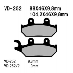 VES PADS-S.MET-VD252/2 (FA645)