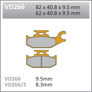 VES PADS S.MET VD266 (FA307)