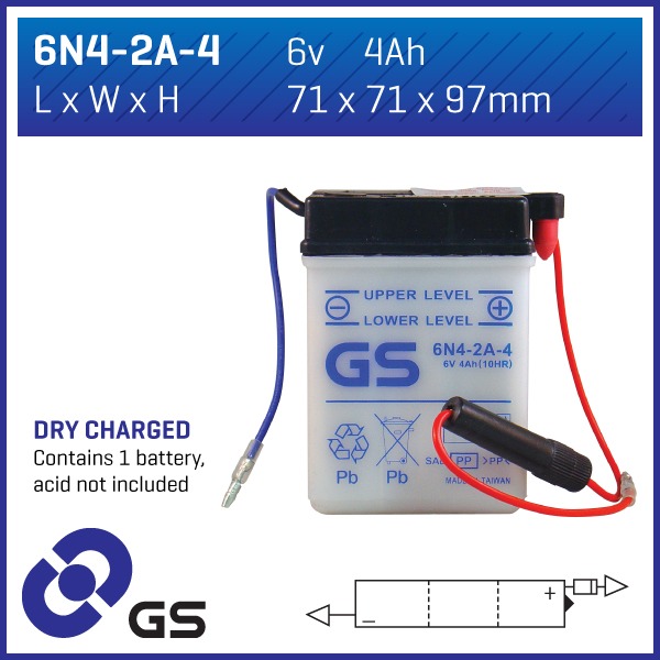 GS Battery - 6N42A4(DC) GS Battery - 6N42A4(DC)