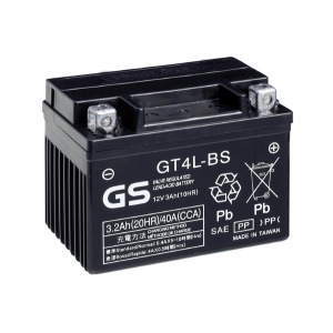 GS Battery GT4LBS Acid pack(CP) (Replaces GTX4LBS) GS Battery GT4LBS Acid pack(CP) (Replaces GTX4LBS)