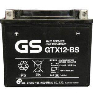 GS Battery GTX12BS (CP) (Acid pack) GS Battery GTX12BS (CP) (Acid pack)