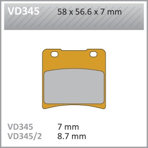 VES PADS S.MET - VD345