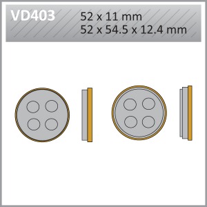 VES PADS S.MET - VD403 END OF LINE