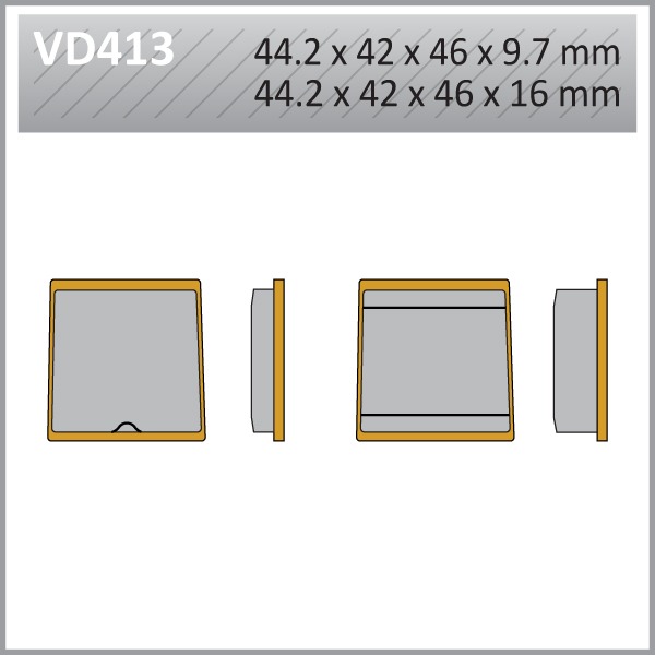 VES PADS S.MET-VD413 (FA48) END OF LINE