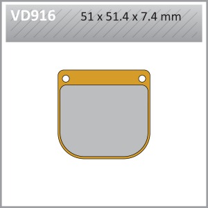VES PADS S.MET - VD916 END OF LINE