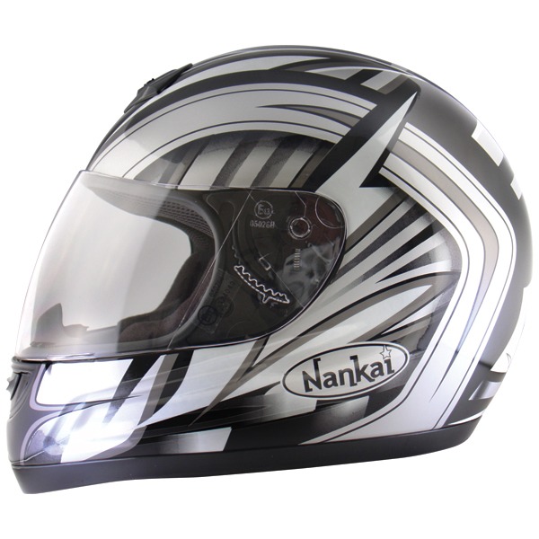 HELMET-FALCON BLACK/GRY/SIL M-58