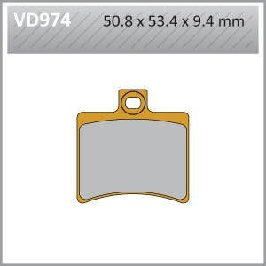 VES PADS S.MET VD974 (FA298)