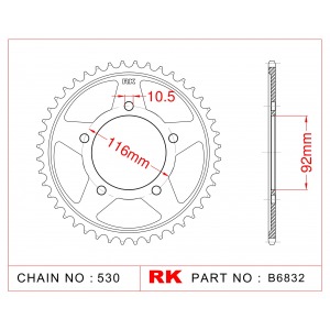1493-41 SPROCKET REAR