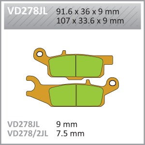 VES PADS-SIN-VD278/2JL (FA446)