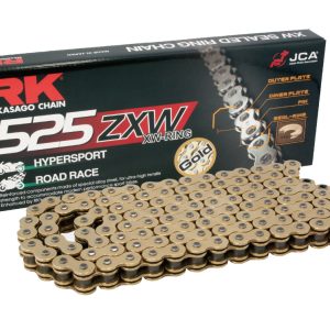 RK GB525ZXW-128 Gold XW-Ring Chain
